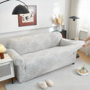 3D Damask Jacquard Stretch Sofa Cover Thick Polar Fleece Couch Slipcover with Straps by Slipcover KAS™