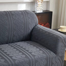 3D Embossed Geometric Couch Slipcover, Stretch Washable Non Slip Furniture Protector by Slipcover KAS™