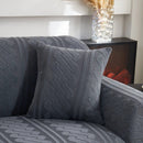 3D Embossed Geometric Couch Slipcover, Stretch Washable Non Slip Furniture Protector by Slipcover KAS™