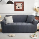 3D Embossed Geometric Couch Slipcover, Stretch Washable Non Slip Furniture Protector by Slipcover KAS™
