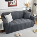 3D Embossed Geometric Couch Slipcover, Stretch Washable Non Slip Furniture Protector by Slipcover KAS™