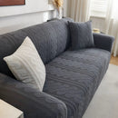 3D Embossed Geometric Couch Slipcover, Stretch Washable Non Slip Furniture Protector by Slipcover KAS™