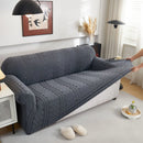 3D Embossed Geometric Couch Slipcover, Stretch Washable Non Slip Furniture Protector by Slipcover KAS™