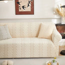 3D Embossed Geometric Couch Slipcover, Stretch Washable Non Slip Furniture Protector by Slipcover KAS™