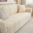 3D Embossed Geometric Couch Slipcover, Stretch Washable Non Slip Furniture Protector by Slipcover KAS™