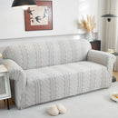 3D Embossed Geometric Couch Slipcover, Stretch Washable Non Slip Furniture Protector by Slipcover KAS™