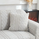 3D Embossed Geometric Couch Slipcover, Stretch Washable Non Slip Furniture Protector by Slipcover KAS™