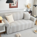 3D Embossed Geometric Couch Slipcover, Stretch Washable Non Slip Furniture Protector by Slipcover KAS™