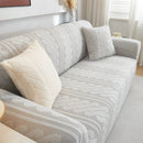 3D Embossed Geometric Couch Slipcover, Stretch Washable Non Slip Furniture Protector by Slipcover KAS™