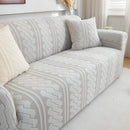 3D Embossed Geometric Couch Slipcover, Stretch Washable Non Slip Furniture Protector by Slipcover KAS™