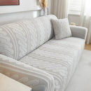 3D Embossed Geometric Couch Slipcover, Stretch Washable Non Slip Furniture Protector by Slipcover KAS™