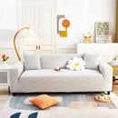 3D Leaves Jacquard Couch Slipcovers Non-Slip Cozy Stretchy Couch Covers for Sectional by Slipcover KAS™