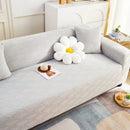 3D Leaves Jacquard Couch Slipcovers Non-Slip Cozy Stretchy Couch Covers for Sectional by Slipcover KAS™