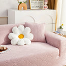 3D Leaves Jacquard Couch Slipcovers Non-Slip Cozy Stretchy Couch Covers for Sectional by Slipcover KAS™