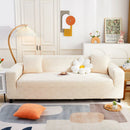 3D Leaves Jacquard Couch Slipcovers Non-Slip Cozy Stretchy Couch Covers for Sectional by Slipcover KAS™