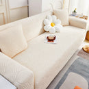 3D Leaves Jacquard Couch Slipcovers Non-Slip Cozy Stretchy Couch Covers for Sectional by Slipcover KAS™