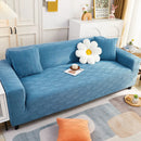 3D Leaves Jacquard Couch Slipcovers Non-Slip Cozy Stretchy Couch Covers for Sectional by Slipcover KAS™