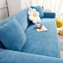 3D Leaves Jacquard Couch Slipcovers Non-Slip Cozy Stretchy Couch Covers for Sectional by Slipcover KAS™
