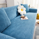 3D Leaves Jacquard Couch Slipcovers Non-Slip Cozy Stretchy Couch Covers for Sectional by Slipcover KAS™