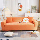 3D Leaves Jacquard Couch Slipcovers Non-Slip Cozy Stretchy Couch Covers for Sectional by Slipcover KAS™