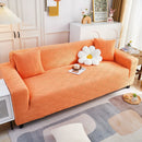 3D Leaves Jacquard Couch Slipcovers Non-Slip Cozy Stretchy Couch Covers for Sectional by Slipcover KAS™