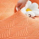 3D Leaves Jacquard Couch Slipcovers Non-Slip Cozy Stretchy Couch Covers for Sectional by Slipcover KAS™
