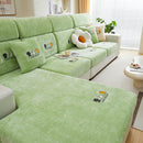 Super Stretch Seat Cushion/Couch Slipcover, Solid Couch Cushion Covers Washable Furniture Protector