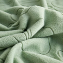 Lucky Clover Slipcover Non-Slip Stretch Jacquard Polar Fleece Sofa Cover for Pets, Cushions, Couches