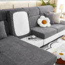 High Stretch Separate Cushion Covers Sofa Slipcover for L-Shaped Sectional Couch