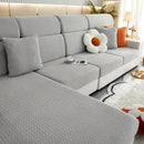 High Stretch Separate Cushion Covers Sofa Slipcover for L-Shaped Sectional Couch