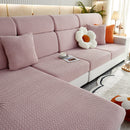 High Stretch Separate Cushion Covers Sofa Slipcover for L-Shaped Sectional Couch