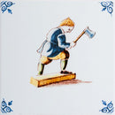 Lumber Glazed Delft Ceramic Tile