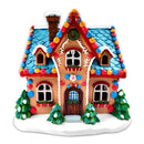 Whimsically Sweet Gingerbread Home Lighted Christmas Decoration, 7" LED Table Figurine Holiday Decor