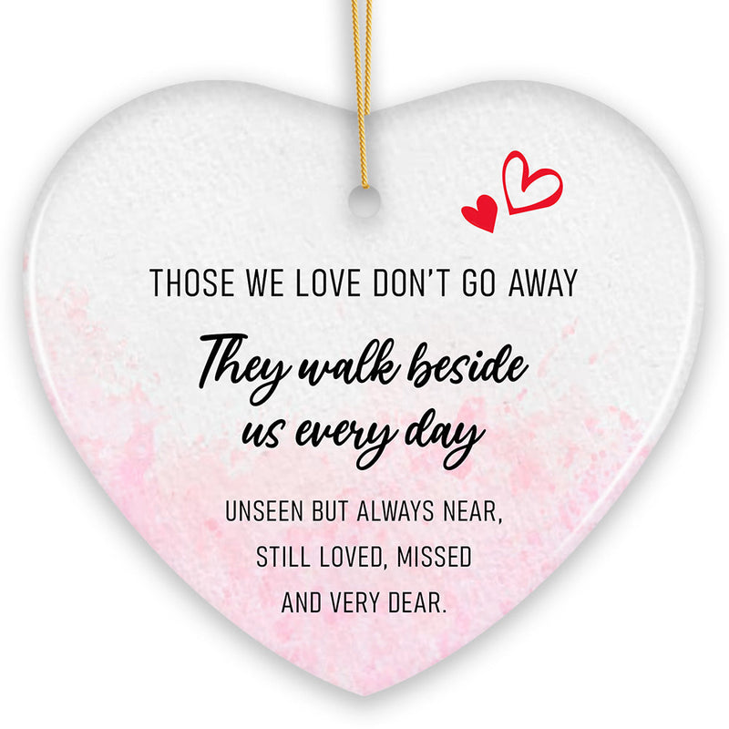 Forever by Our Side Ornament, Christmas Memorial Gift for Loved Ones