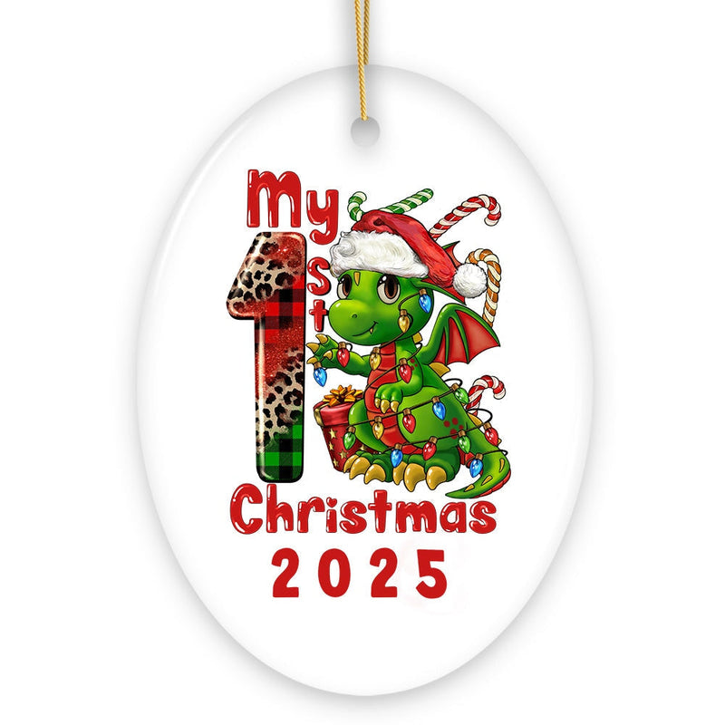 My First Christmas Baby Dinosaur Ornament