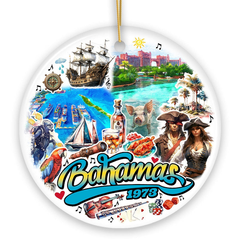 Breathtaking Tropical Bahamas, Caribbean Cultures and Landscapes Travel Souvenir and Christmas Gift