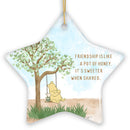 Friendship is Like a Honey Pot, Sweeter When Shared Ornament, Heartwarming Pooh Bear Christmas Gift
