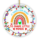 It Takes A Big Heart Ornament, Empowering Holiday Gift for Special Needs Educators