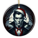 Midnight Terror Dracula Ornament, Sinister Holiday Keepsake and Halloween Tree Decor