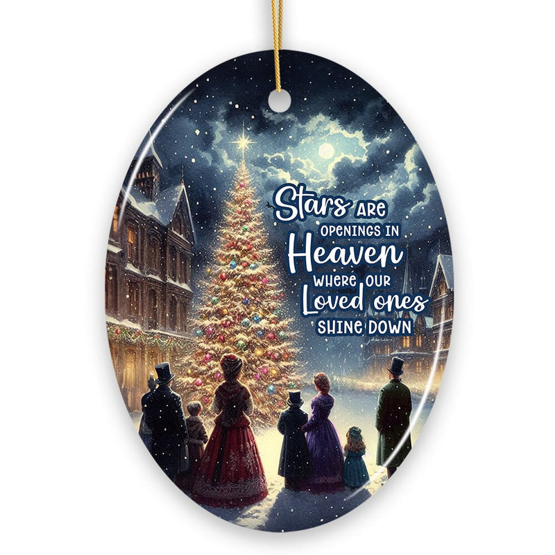 Stars are Openings in Heaven Ornament, Victorian Christmas Remembrance Keepsake