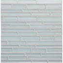 Marea Gloss/matte Interlocking Slides Glass Mosaic