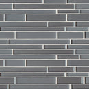 Nichel Gloss/matte Interlocking Slides Glass Mosaic