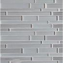 Cenere Gloss/matte Interlocking Slides Glass Mosaic
