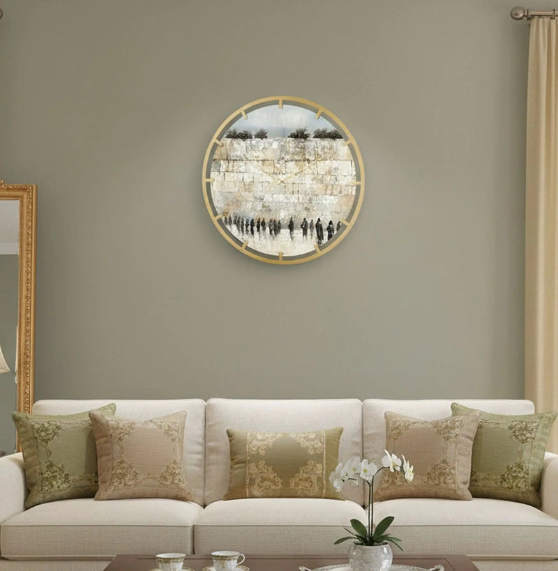 Leatherite Serene Kosel Wall Clock, photo 2 of 3