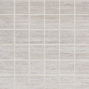 Silver Matte 2x2 Fabric Look Porcelain Mosaic