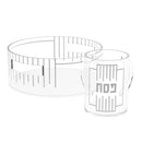 Linear Pesach Washing Cup & Bowl Set by Feldart