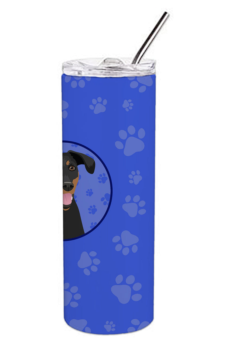 Doberman Pinscher Black and Rust Natural Ears