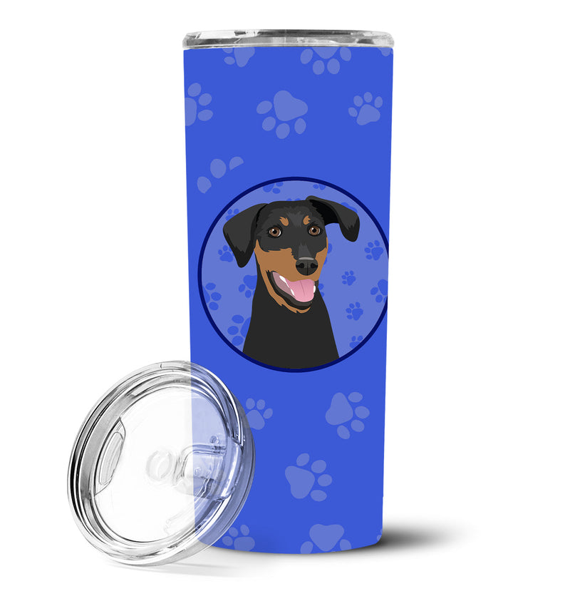 Doberman Pinscher Black and Rust Natural Ears