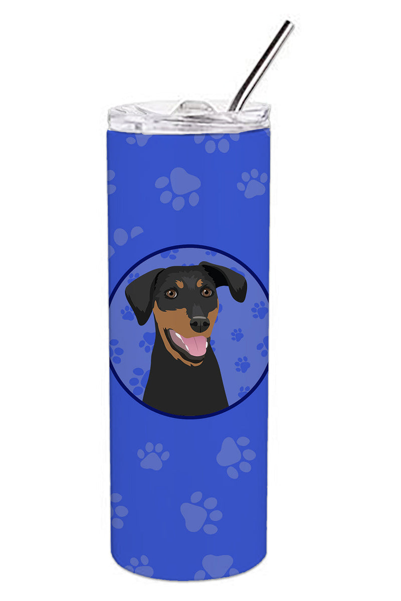 Doberman Pinscher Black and Rust Natural Ears