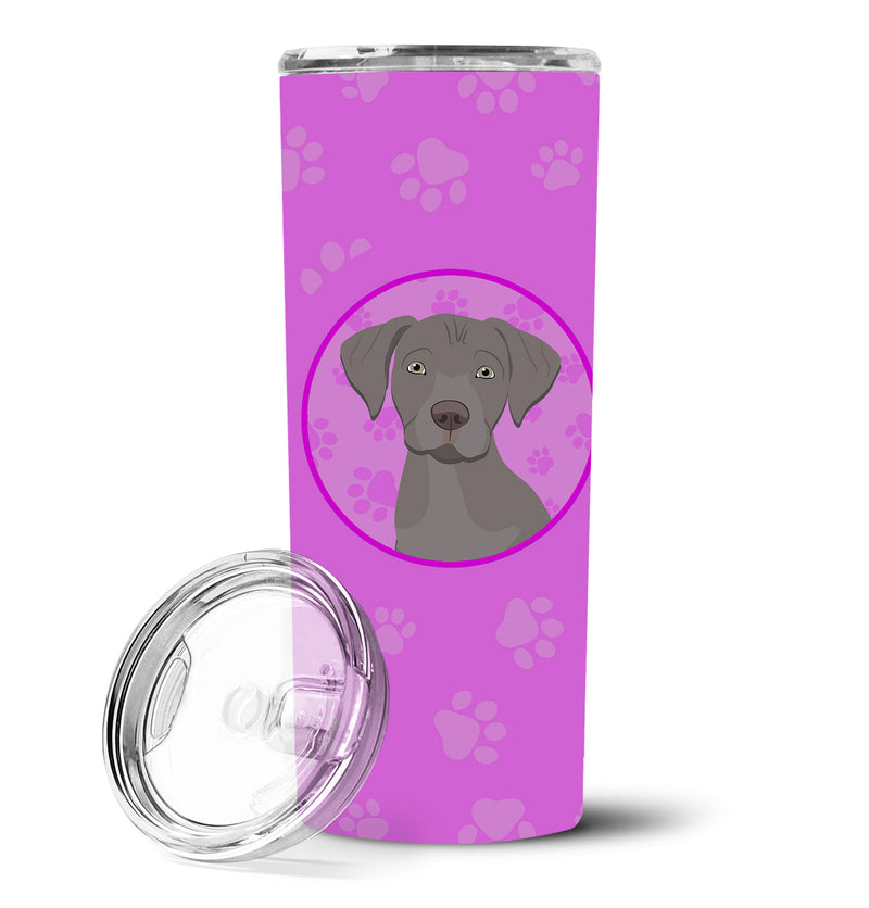 Labrador Retriever Gray Puppy Stainless Steel 20 oz Skinny Tumbler